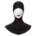 HEADWEAR - MUSLIM UNDER SCARF CAP HIJAB ISLAMIC NECK COVER HEAD WEAR CAP Black -Be Hijabi. 