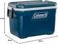 Coleman Xtreme Cooler, Large Ice Box, PU Full Foam Insulation, Stays Cool for Days, Portable Cool Box; Perfect for Camping, Picnics and Festivals. 