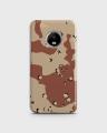 Moto E4 Plus Case Cover 3d Hard- Motorola Moto  Brown Army Style Print - 1cover2451. 