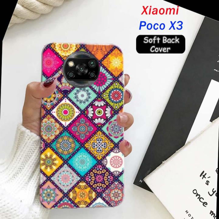 Xiaomi Poco X3 Cover Case - Art Floral - 2Gud Soft Case Cover