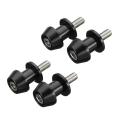 4Pcs M6 X1.5 Motorcycle Cnc Swing Arm Sliders Spools Stand Screw for Yamaha Fz01 Fz03 Fz09 Fz10 Yzf R1 R3 R6 R25. 