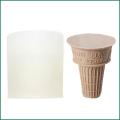 Silicone Ice Cream Mold Diy Ice Cream Cone Candle Soap Mold Soap Candle Clay Mold For Wedding Chocolate Dessert Making Molds For Candles. 