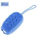 Silicone Body Scrubber Bath Sponge - 2 in 1 Exfoliating Body Brush Loofah Shower Sponge for Women Men and kids. 
