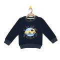 The Nest | "Abbu Laye Motor Car" Long Sleeve Sweatshirt | Kids Fleece Pullover with Rhyme Print. 