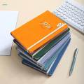 2024 Planner Personal Organizer PU Cover A5 Thick Paper Portable Monthly Planner for New Year Travel. 
