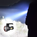 Heavy-duty Flashlight Portable Waterproof Camping Flashlight with Detachable Handle Rechargeable High Brightness 7 Adjustable Levels Ideal Outdoor Torch for Southeast Asian Buyers. 