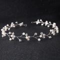 Rhinestone Crystal Wedding Hairbands Women Gold Silver Leaf Shape Headband Bridal Party Prom Headband Hair Crown. 