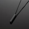 Black Stainless Steel Bar Locket / Pendant / Necklace For Men / Boys Neck. 