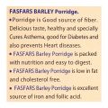 Fasfars Barley Porridge, 250g Premium Quality Daliya Jau Organics Barley Dalia High Fiber Easy To Cook Instant Jua Porridge (Jau Ka Dalia) Rich In Protein Healthy Breakfast Cereals, For Good Health, Improves Digestion For Adults, Teens Oats Meal. 