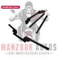Motorcycle Handlebar 3piece, Moxi 3piece Handlebar for YBR, YBRG, YBZ, DX. 