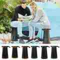 Camping And Travelling Stool Telescopic Portable Adjustable Collapsible Light weight Folding Stool For Camping Travelling Gardening Fishing And Home Decor. 