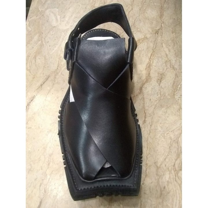 Hashback Black Peshawari Chappal for men  Light Weight