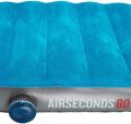 Quechua Air Seconds 80 Inflatable Camping Mattress – 1 Person Twin Size | Quick Inflating Air Bed for Outdoor, Travel & Tent – BlueSleeping comfort. 