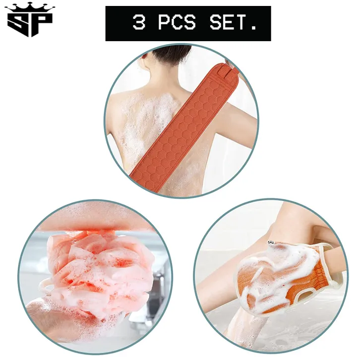 SP%20Bath%20Sponge%20%20Body%20Scrubber,%203%20Pieces%20Bath%20Shower%20Sponge%20Set%20for%20Cleaning%20Body,%20Bath%20Back%20Scrubber,%20Exfoliating%20Gloves,%20Honeycomb%20Sponge.%20-%20Image%205