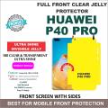 HUAWEI P40 PRO CLEAR FRONT 360 JELLY PROTECTOR WITH SIDES. 