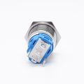 16mm Metal Push Button Switch Ring LED Light 12V Momentary Latching Type Start Stop Power Button NO NC Red Blue 24V 36V 48V 110V 220V Self-lock Self-reset. 