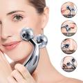 3D Roller Massager Facial Massage Handheld Y Shape Plastic Full Body Relaxation 360 Rotate For Wrinkle Remover Face Lifting Roller Tools. 