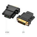Ugreen DVI to HDMI Adapter Bidirectional DVI-D 24+1 Male to HDMI Female Cable Connector Converter for HDTV Projector HDMI to DVI. 