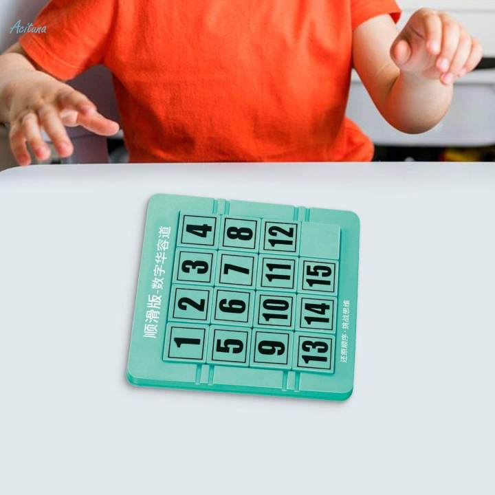 Number Sliding Puzzle Puzzle Game Educational Activities Gifts for Teens Adults Fun Tangram