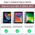 iPad 7th 8th 9th Generation Tempered Glass Screen Protector for 2019, 2020, 2021 Models, Scratch-Resistant, High-Quality, Clear Protection, Compatible with A2602, A2603, A2604, A2270, A2428, A2430 and More. 