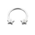 JHJT 18G Stainless Steel Horseshoe Nose Piercing Star Septum Nose Ring Women Nostril Body Jewelry. 
