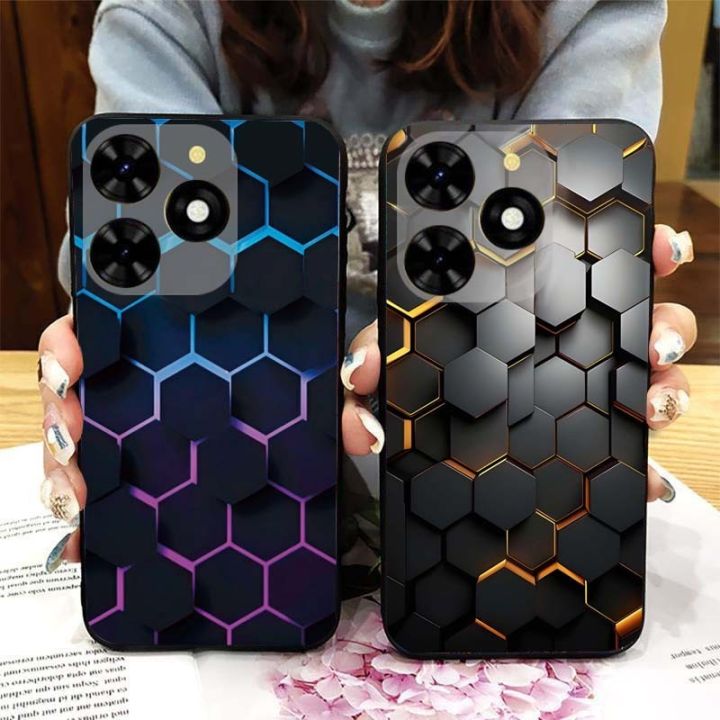 Phone Case Tecno Spark 20C BG7 / Spark 20 KJ5 / Spark 20 Pro KJ6 Advanced Luxury Frosted Technology Anti drop Silicone Phone Case