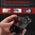 Waterproof Circuit Breaker,With Manual Reset,12V-48V DC,120A,for Car. 