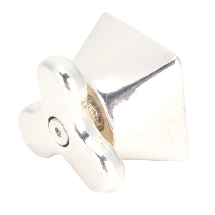 Rotating Keycap Aluminum Alloy Novelty Special Shape Universal Mechanical Keyboard AccessoriesClover Silver