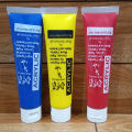 Acrylic Color Paints 75 ml Tube Primary Color Set Red, Yellow & Blue Color Art # SS-AC Tube-RYB-3P-004. 