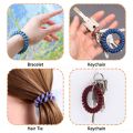Matte Spiral Bracelet Keychain Cis Bracelets Stretchy Key Chain Wrist Cis Keyring Spring Key Holder for Gym Pool Yoga Sauna. 