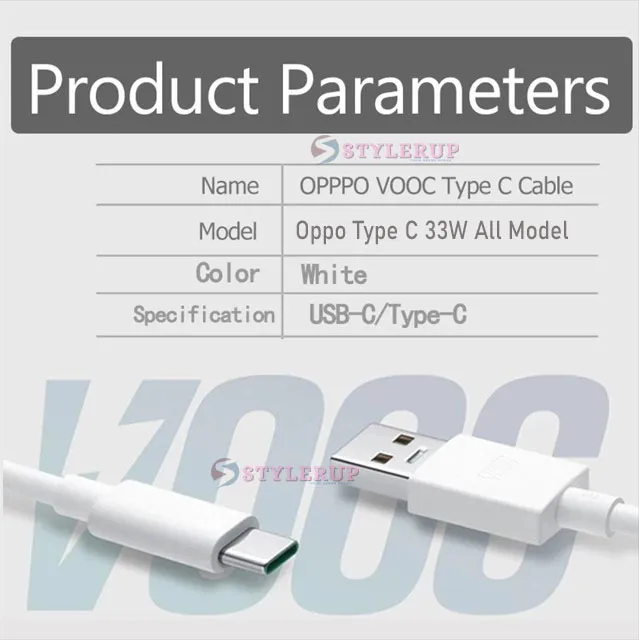 Oppo%2033%20Watt%20Supervooc%20original%20Fast%20Charger%20Cable%20For%20OPPO%20A96%20A76%20F19%20F19%20Pro%20Find%20N%20X%20K9X%20R11%20R17%20Reno%207%20se%206%20Pro%20With%201M%20Oppo%2033w%20USB%20to%20Type-C%20Cable%20-%20Image%205