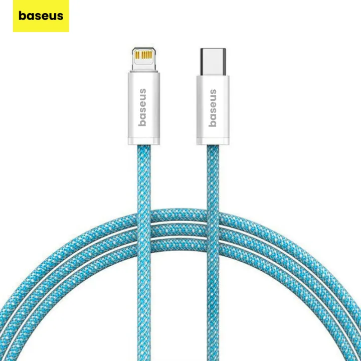 Baseus%2020W%20PD%20Fast%20Charging%20Type-C%20to%20Lightning%20Cable%20for%20iPhone%2014/13/12/11%20Pro%20MAX%20Series%20Braided%20Colorful%20Data%20Cable%20Compatible%20with%20iPhone%20-%20Image%207