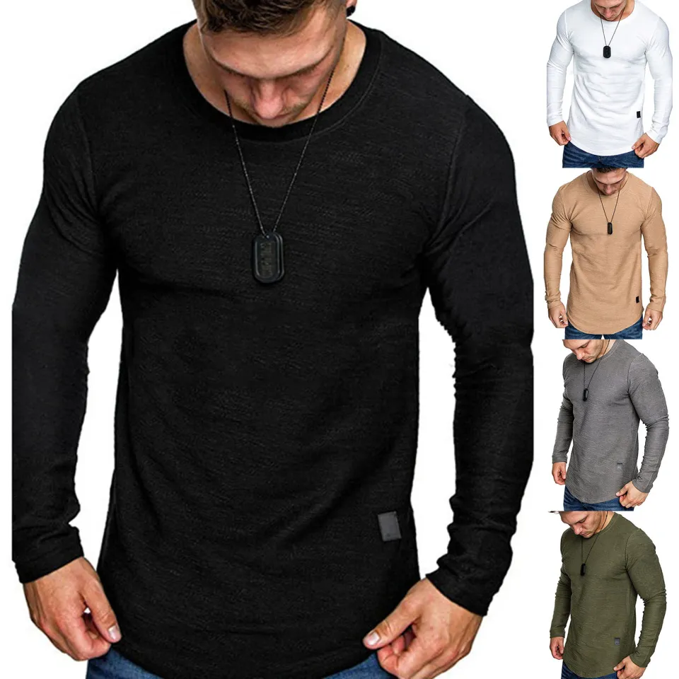 Man Sweatshirt Long Sleeve Men Casual Pullover Shirt Blouse Daraz.pk