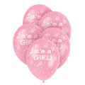 ITS A GIRL LATEX BALLOONS PACK ( PACK OF 50 BALLOONS ). 