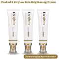 PACK OF 3 LIVGLOW SKIN BRIGHTENING CREAM - 30gm (For Men & Women) Protection from Premature Skin Ageing, Lighten the skin, Reduces Dark Spots & Blemishes.. 
