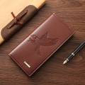 New Men's PU Leather Long Wallet Multiple Card
Slots Cash Purse Card Holder. 