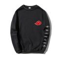 Anime Akatsuki Cloud Symbols Print Men Hoodies Sweatshirt  Streetwear Casual Crewneck Pullover Men Women Oversized Sweatshirt. 
