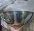 Large Heavy Bowl Round Tasla Stainless Steel Taghari 10 Liters. 