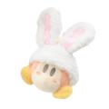 8Cm Sanrioed Anime Cartoon Plushie Star Kirby Cos White Rabbit Pink Rabbit Dress Up Cute Doll Into Rabbit Costume Pendant Kirby. 