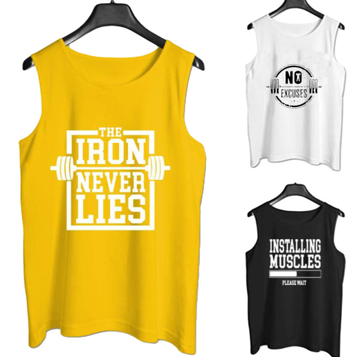 Pack of 3 – Men’s Fitnes Gym Sandos for Men Sleeve less for Men Top Fashion Wear Shirt Hoodie Sleeve less Men