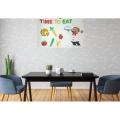 wall decoration sticker time to eat for dining and kitchen. 