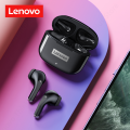 (New)Lenovo LP40 True Wireless Headphones BT 5.1 Mini Earbuds Sweatproof Sport Headset Touch Control In Ear Earphones with Mic. 