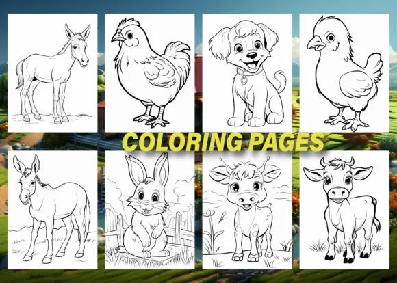 90%20Cute%20Farm%20Animal%20Coloring%20Pages%20Kids%20-%20Image%202