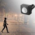 2PCS 220V Mini Human Infrared Sensor Infrared Sensor Switch LED Flood Light PIR Motion Sensor, White & Black. 