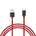 100% Original Xiaomi Mi Braided USB Type C Cable, Xiaomi SJX10ZM USB Type-C to USB-A Charge Sync Braided Cable 1M Red, Mi Type-C Braided Cable Red. 