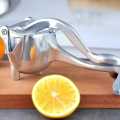 Fruit Press Orange Juice Squeezer, Manual Fruit Squeezer, Handheld Lemon Lime Squeezer, Heavy Duty Aluminum Metal, High Juice Yield for Pomegranate Watermelon Grapefruit, with Filter Bag. 