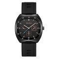 【Can last for 5 years】 MODIYA College Style Three-Eye Watch   Silicone Good-looking Men's and Women's Student Watch. 