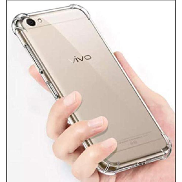 Vivo Y67 Soft Shock Proof Jelly Back Cover Transparent