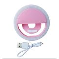 Rechargeable Mini LED Selfie  Ring Light Fill Light Phone Flash led light for selfie. 