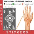 Reusable Mehandi Stickers - Top Stylish Design Stencils - Henna Tatoo. 